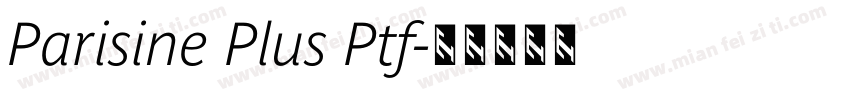 Parisine Plus Ptf字体转换